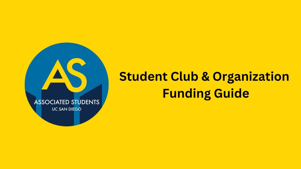 student club and organizations funding guide.